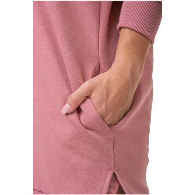 Női, hosszú, kapucnis melegítőfelső Nebbia Everyday Hero 580 - Old Rose