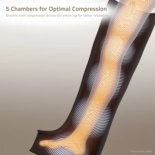 Kompressziós masszázsnadrág inSPORTline Compflex, vezeték nélküli használat, intuitív vezérlőgomb, beépített újratölthető akkumulátor