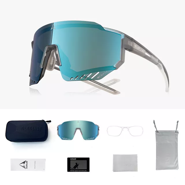 Polarizált napszemüveg Altalist Kaku SP1 - szürke kék üveggel