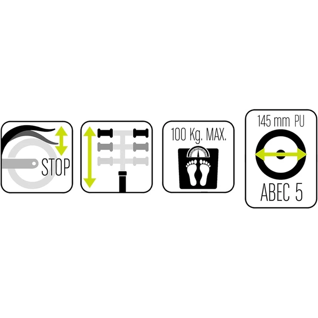 Összecsukható roller Skids Control 6"