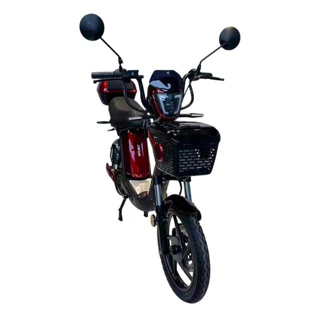 Elektromos robogó W-TEC E-Greta II 12Ah 18",  LED-es világítás, távirányító beépített riasztóval, áttekinthető digitális kijelző, 50 km hatótávolság - fekete