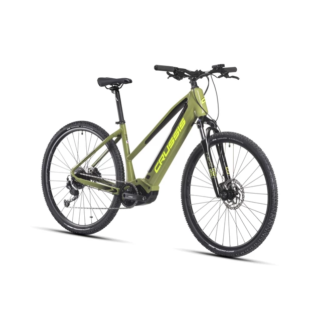 Női cross elektromos kerékpár Crussis e-Cross Low 7.10 518Wh 28" - 2025