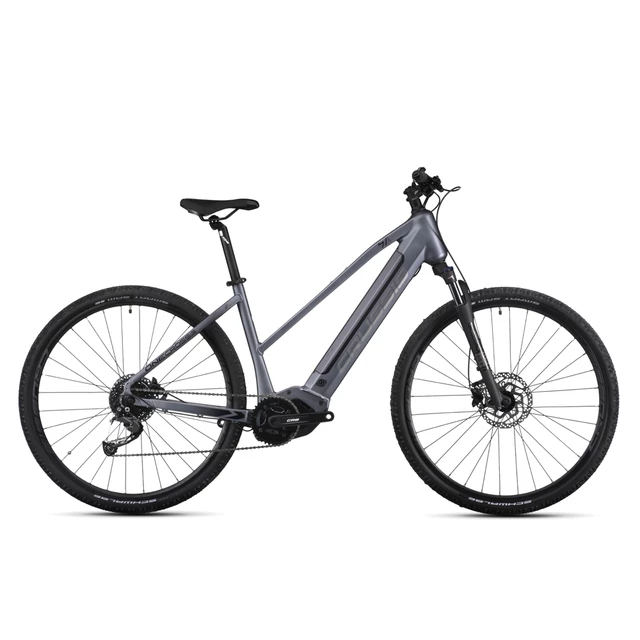 Női cross elektromos kerékpár Crussis ONE-Cross Low 7.10 518Wh 28" - 2025