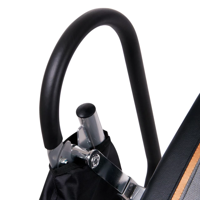 Gerincnyújtó pad inSPORTline Inverso, max 130kg, összecsukható, felhasználó 147-198cm, fém váz, párnázott, biztonságos