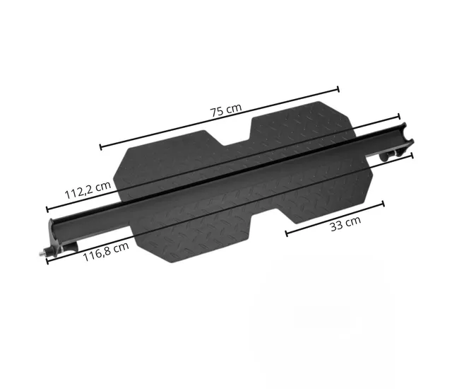 Kiegészítő tartozék inSPORTline Cable Column erőkeretekhez – lábtoló (leg press) könnyű összeszerelés, tartós acélszerkezet