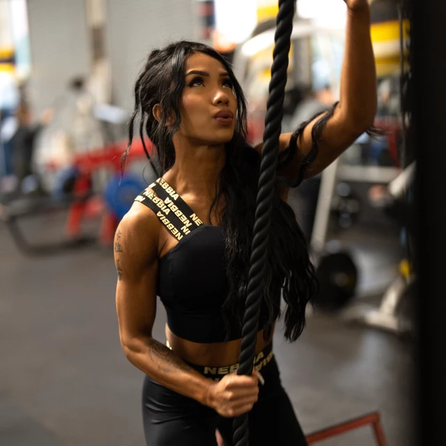 Sportmelltartó Nebbia INTENSE Asymmetric 841 - fekete