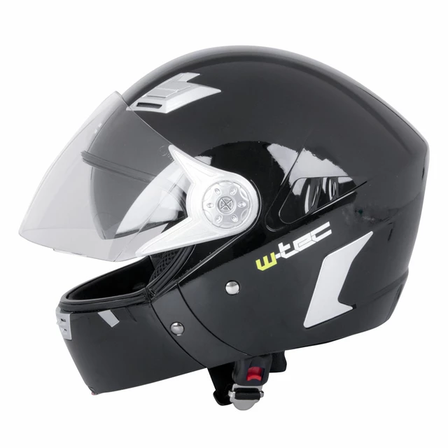 Motoros bukósisak W-TEC V220 - fényes fekete