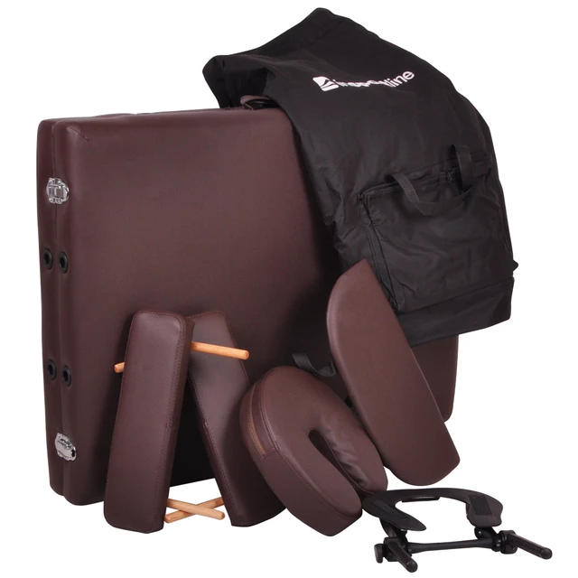 Fa masszázs asztal inSPORTline Taisage - barna