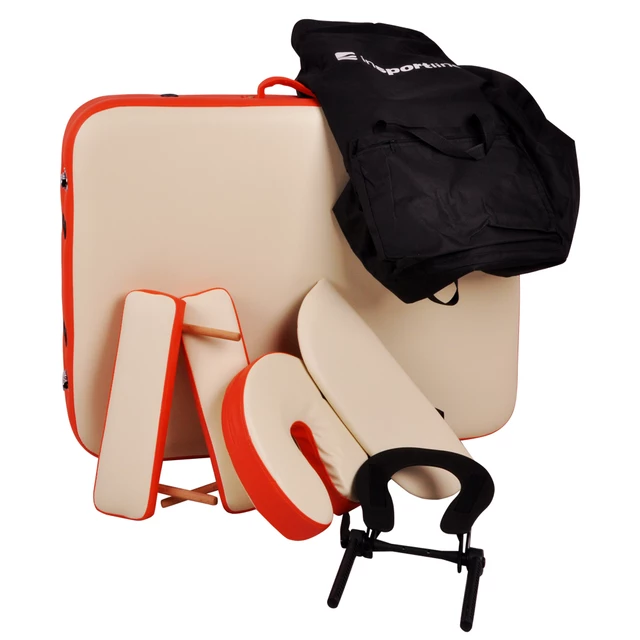 Alumínium masszázs asztal inSPORTline Tamati- két részes - barna