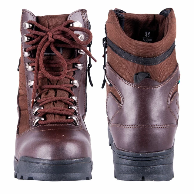 Motoros bakancs W-TEC Viper WP  2.osztály ! 47/48 - sötét barna