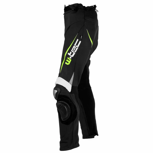 Motoros bőrnadrág W-TEC Vector - fekete-fluo