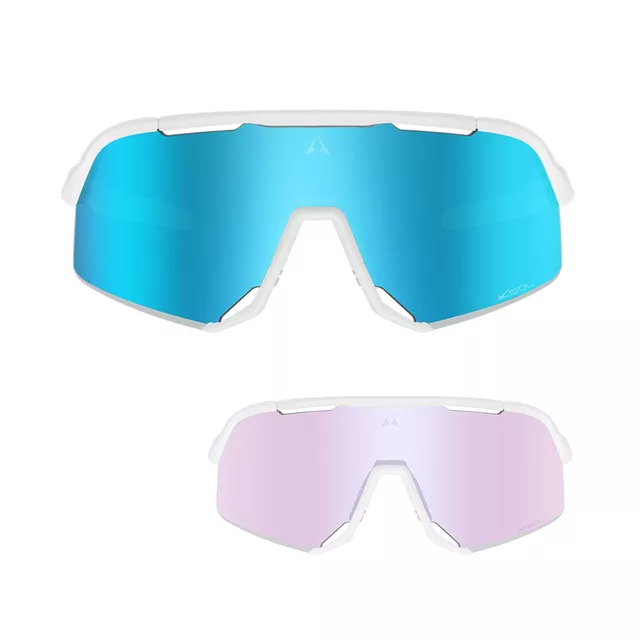 Fotokróm napszemüveg Altalist Kisou PXC - fehér rózsaszín-kék üveggel