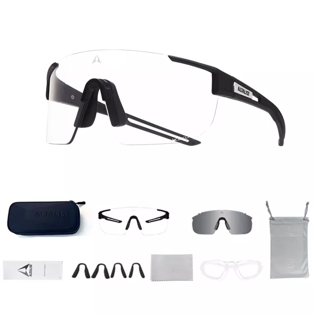 Fotokróm napszemüveg Altalist Kaku SP4 - fekete piros üveggel