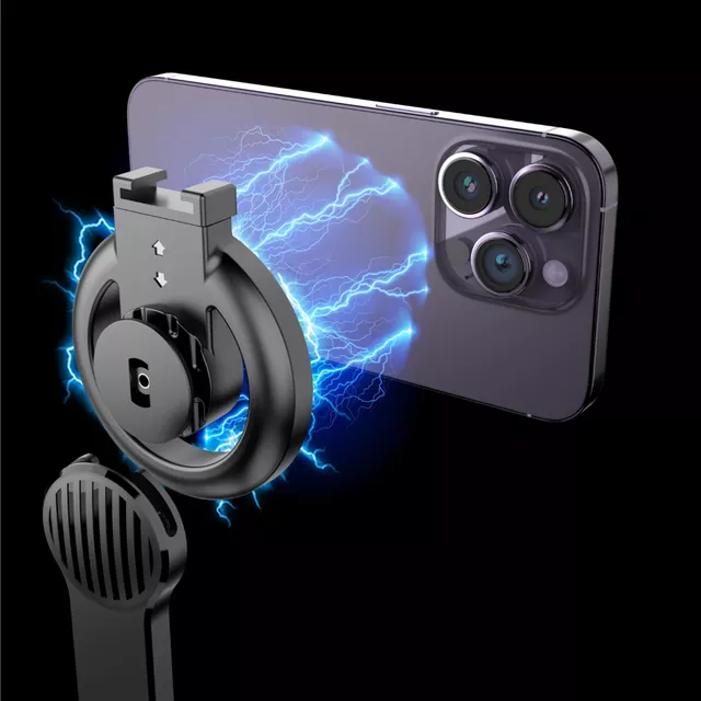 Szelfiállvány Apexel MagSafe Cold Shoe (vakupapucs) rögzítéssel, szelfibotként is használható, távirányító a fényképezéshez, teleszkópos kialakítás