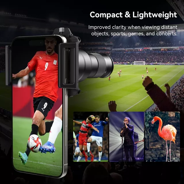 2 az 1-ben készlet 6x teleobjektív és 150 mm makró objektív Apexel, kristálytiszta képek, univerzális klipszes rögzítés