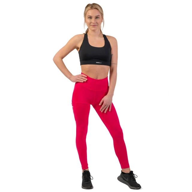 Női leggings magas derékkal Nebbia Active 402 - pink