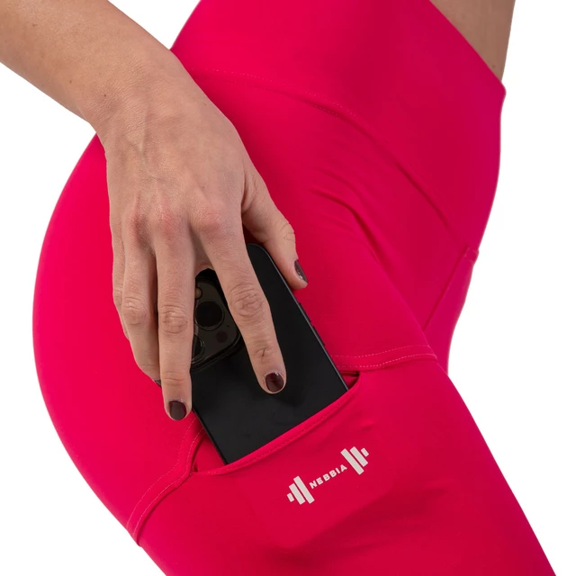 Női leggings magas derékkal Nebbia Active 402 - pink