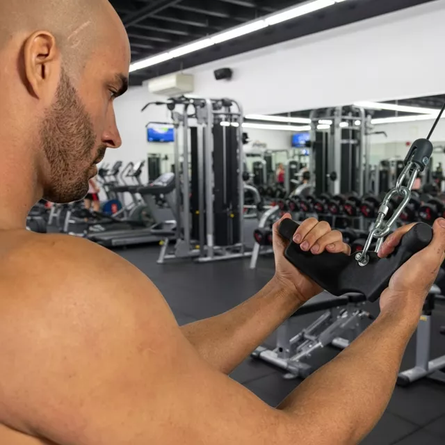 Húzódzkodó adapter inSPORTline Adapul 100, ergonomikus markolat, nagy ellenállás, csúszásmentes fogantyú, alkalmas a bicepsz és a tricepsz erősítésére