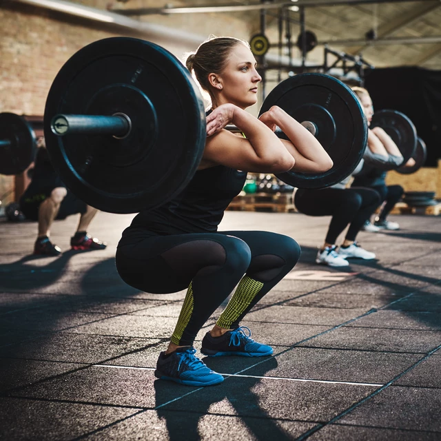 Talajvédő szőnyeg inSPORTline Proteko II 50x50x3 cm - fekete-szürke