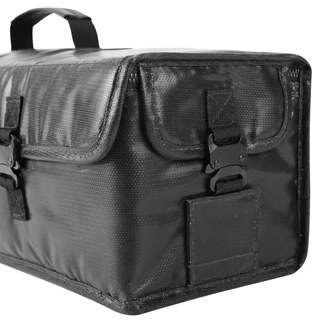 Tűzálló akkumulátor tok inSPORTline Batexpro 50x16x16 cm, magas hőmérsékleti ellenállás, vízálló kivitel, hőálló cipzárak, hordozófogantyú