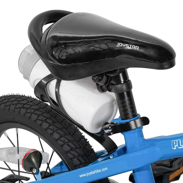 Gyerekbicikli Joystar Pluto 20", 115-145 cm, világító segédkerekek, strapabíró acélváz, biztonságos fékek, állítható nyeregmagasság, palacktartó - rózsaszín