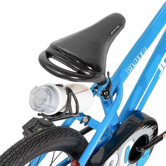 Gyerekbicikli Joystar Pluto 20", 115-145 cm, világító segédkerekek, strapabíró acélváz, biztonságos fékek, állítható nyeregmagasság, palacktartó - rózsaszín