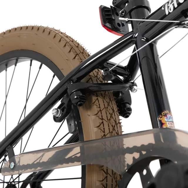 BMX kerékpár Joystar Brockway 20", széles gumiabroncsok, ergonomikus nyereg, BMX kormány, 20 x 2,125"-es gumiabroncsok - kék-fekete