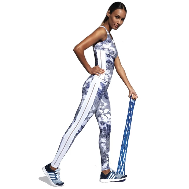 Női leggings BAS BLACK Code - fehér-kék