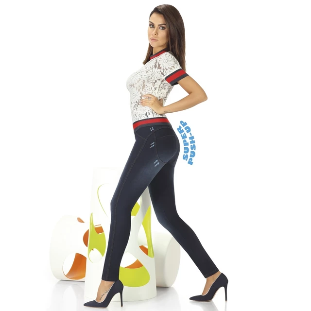 Női push-up leggings BAS BLEU Maddie - sötétkék