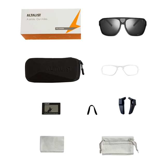 Sport napszemüveg Altalist Kaku LS2 - fekete füstös üveggel