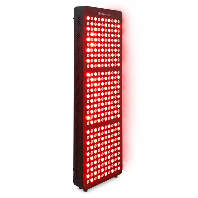 Infra LED panel inSPORTline Lustar - 300 LED, digitális kijelző, távirányító, 6 speciális üzemmód - fekete
