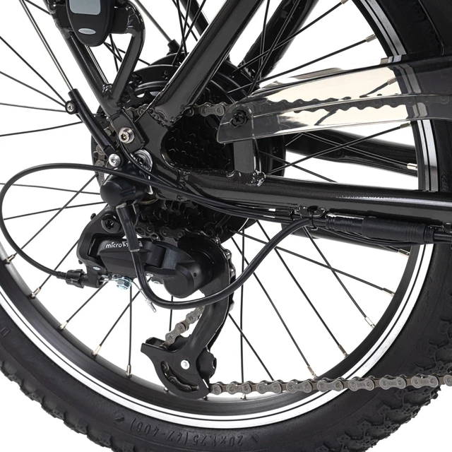 Összecsukható elektromos kerékpár Levit Chilo 3 20" - 2024 - Fekete Gyöngy