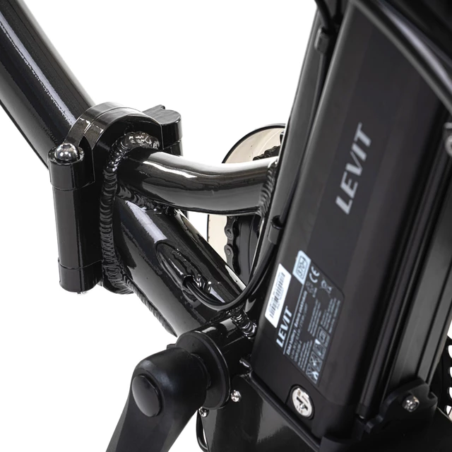 Összecsukható elektromos kerékpár Levit Chilo 3 20" - 2024 - Fekete Gyöngy