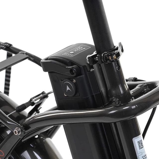 Összecsukható elektromos kerékpár Levit Chilo 3 20" - 2024 - Fekete Gyöngy