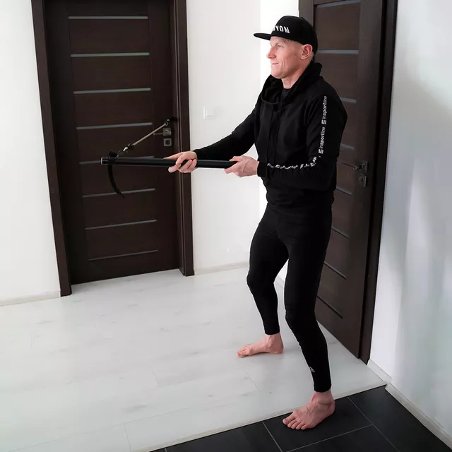 Erősítő rúd gumis expanderrel és ajtórögzítővel inSPORTline Ancairo