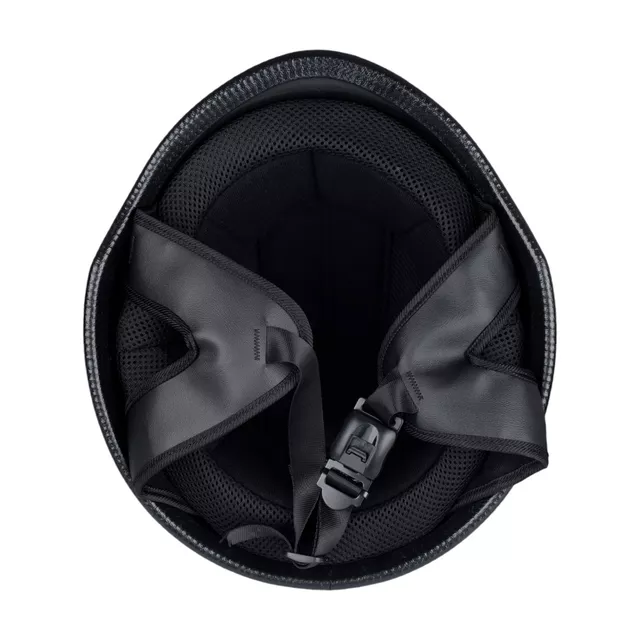 Motoros sisak W-TEC Feldberg, DOT minősítés, gyorsrögzítés, állítható Y-pánt - fekete