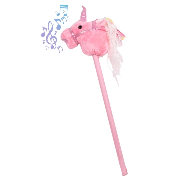 Vesszőparipa inSPORTline Garanito - rózsaszín