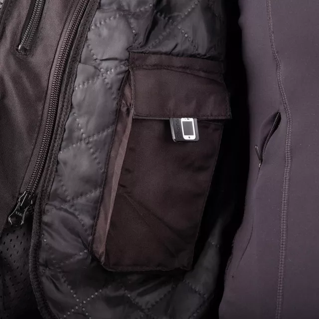 Női motoros kabát W-TEC Barbata, CE-védők, AirVent rendszer, Visionight fényvisszaverő elemek, szellőzőnyílás - fekete-szürke-rózsaszín