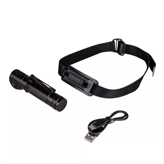 Multifunkciós fejlámpa inSPORTline Lumulti, mágneses, klipsz, rugalmas pánt, 1000 lumen, USB-C