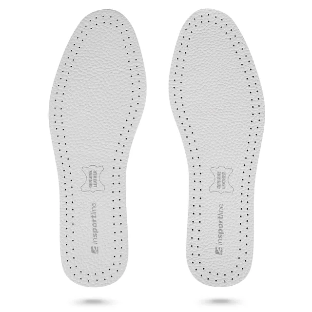 Bőr cipőbetétek inSPORTline Londys, alkalmazkodó anyag, minőségi marhabőr, légáteresztő perforációk, könnyen tisztítható