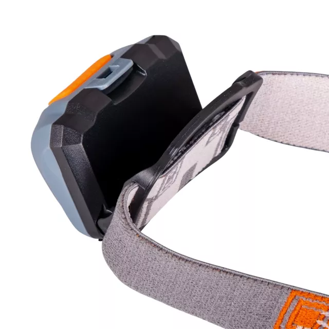 LED fejlámpa inSPORTline Lucetare, 300 lumen, kompakt, 120 m hatótávolság, rugalmas pánt