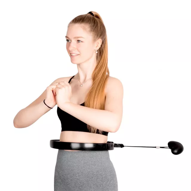 Hullahopp karika súllyal inSPORTline Weight Hoop Feel 69-108 cm