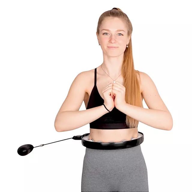 Hullahopp karika súllyal inSPORTline Weight Hoop Feel 69-108 cm