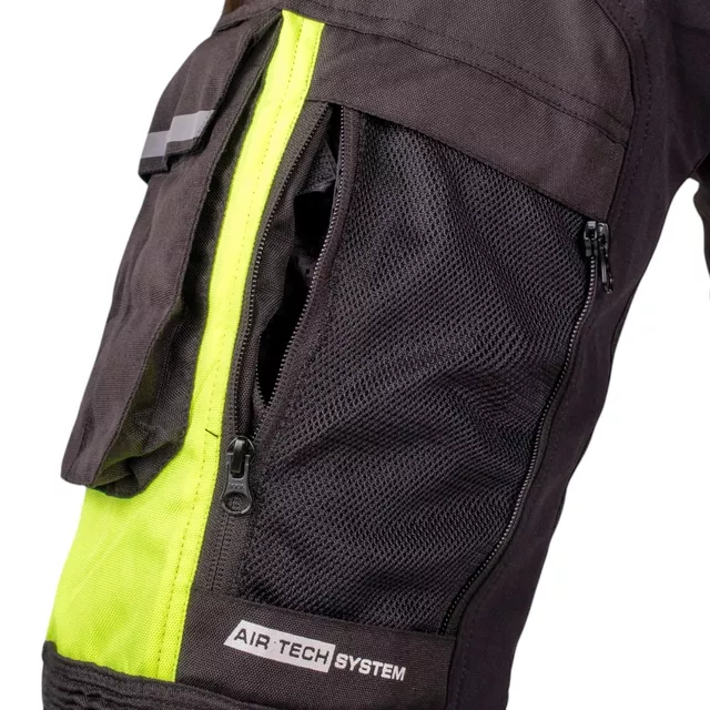 Motoros nadrág BOS Sydney, AIR TECH SYSTEM, fényvisszaverő elemek, sztreccs panelek, softshell panelek