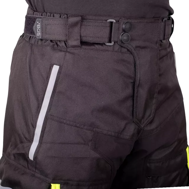 Motoros nadrág BOS Sydney, AIR TECH SYSTEM, fényvisszaverő elemek, sztreccs panelek, softshell panelek