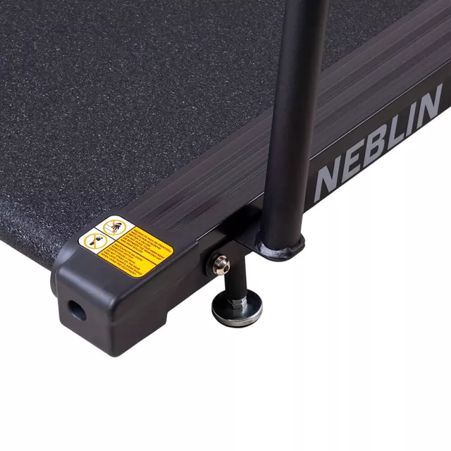 Biztonságos futópad inSPORTline Neblin, markolatokkal, 1.75LE, futófelület 122x40cm, max.6km/ó, Silent Block felfüggesztés, gyaloglópad, súly 46kg