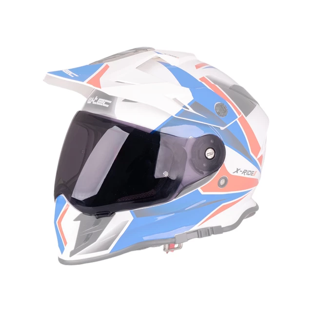 Pótplexi W-TEC V331 PR sisakhoz Pinlock® előkészítéssel - közepesen füstös