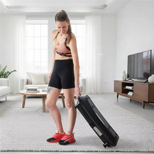 Vibrációs platform inSPORTline Duonique, 30 sebesség, 6 program, enyhén ívelt felület, csúszásmentes edzésfelület, LED kijelző és távirányító