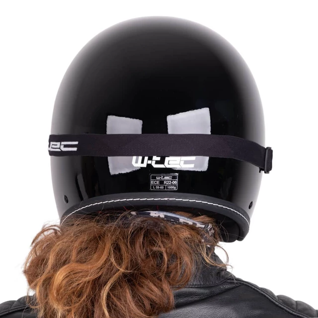 Chopper bukósisak W-TEC Badachos Atavist motoros szemüveggel