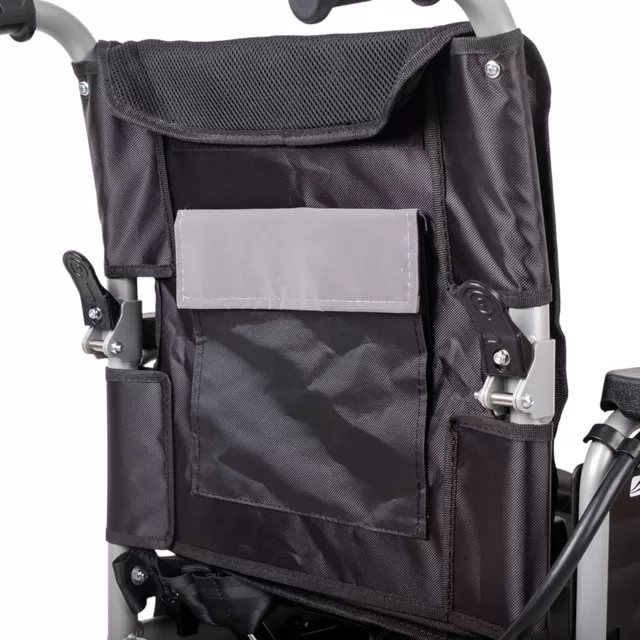 Elektromos kerekesszék inSPORTline Svanson, praktikus, egyszerű, levehető lábtartó, összecsukható kialakítás, joystick vezérlésű, max 130kg